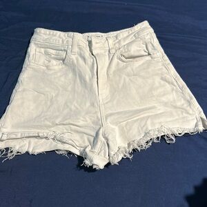 White Paige Jean Shorts